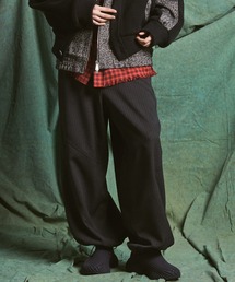 《UNISEX》Curve Switching Prime-Wide Pants/カーブスイッチングプライムワイドパンツ【MAISON SPECIAL/メゾンスペシャル】■セットアップ対応■