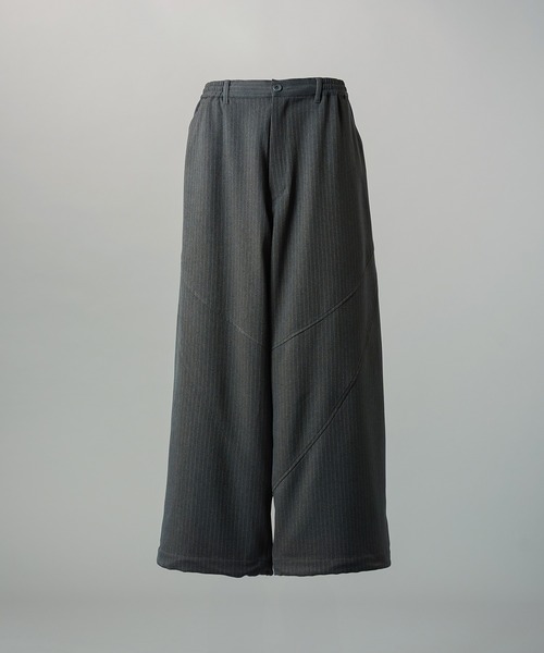MAISON SPECIAL(メゾンスペシャル)の「《UNISEX》Curve Switching Prime-Wide Pants/カーブスイッチングプライムワイドパンツ【MAISON SPECIAL/メゾンスペシャル】■セットアップ対応■(その他パンツ・メンズ・ブラック/グレー・0/1/2)」の14枚目の写真