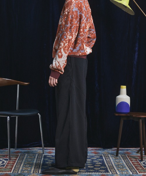 MAISON SPECIAL(メゾンスペシャル)の「《UNISEX》Curve Switching Prime-Wide Pants/カーブスイッチングプライムワイドパンツ【MAISON SPECIAL/メゾンスペシャル】■セットアップ対応■(その他パンツ・メンズ・ブラック/グレー・0/1/2)」の9枚目の写真