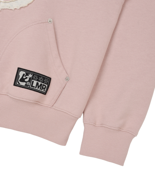LMR(エルエムアール)の「キャットシンボルパッチワーククロップフードジップアップ PINK(パーカー・レディース・PINK・LARGE/SMALL/MEDIUM)」の18枚目の写真
