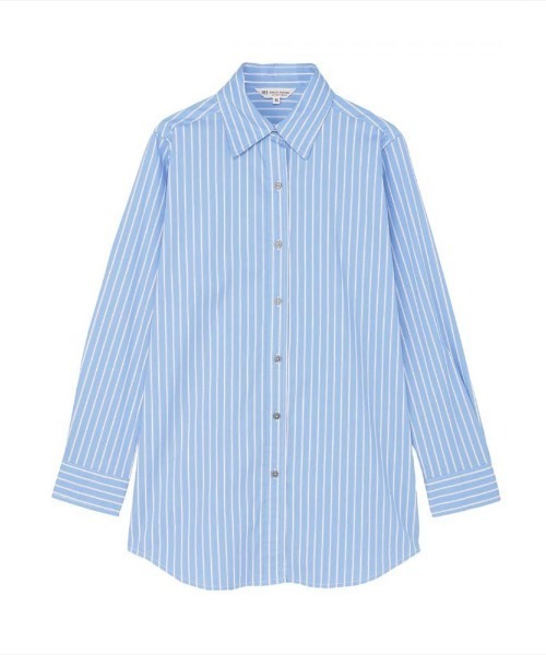 TOKYO SHIRTS（トウキョウシャツ）の「カジュアルシャツ オーバーシャツ 長袖 レディース（シャツ/ブラウス・レディース・グレー/ブルー・M/L/LL）」の8枚目の写真