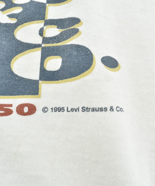 Levi's(リーバイス)の「【USED】90’s Levi's “DEMAND THE BEST” ロゴ Tシャツ USA製(Tシャツ/カットソー・メンズ・ホワイト・LARGE)」の3枚目の写真