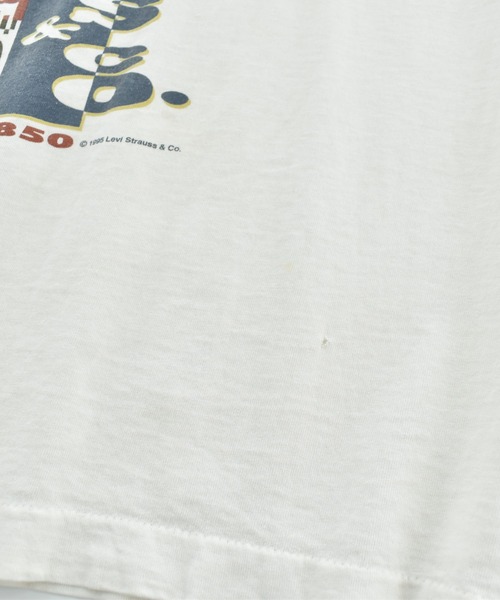 Levi's(リーバイス)の「【USED】90’s Levi's “DEMAND THE BEST” ロゴ Tシャツ USA製(Tシャツ/カットソー・メンズ・ホワイト・LARGE)」の4枚目の写真