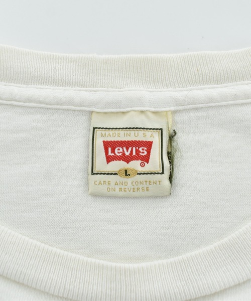 Levi's(リーバイス)の「【USED】90’s Levi's “DEMAND THE BEST” ロゴ Tシャツ USA製(Tシャツ/カットソー・メンズ・ホワイト・LARGE)」の6枚目の写真