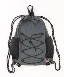 BEN DAVIS | 【BEN DAVIS/ベンデイビス】【軽量で耐久性に優れたリップストップ素材を使用した機能系ナップサック】RIPSTOP NAPSACK/ナップサック ファスナー A4 リップストップ生地 フロントコード メッシュポケット ファスナーポケット ゴリララベル デイリー アウトドア ユニセックス(バックパック/リュック)