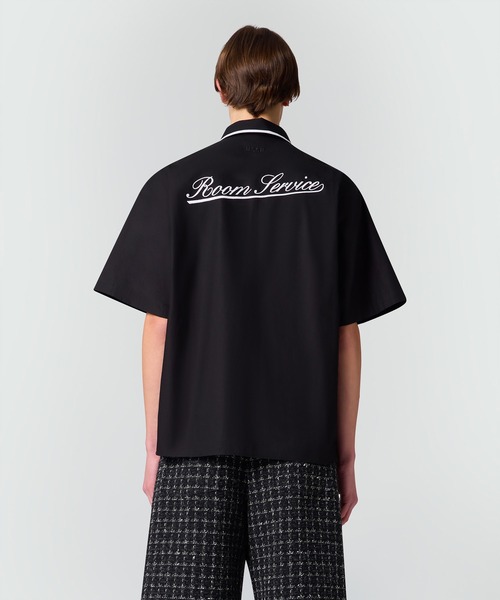MSGM(エムエスジーエム)の「コントラストトリム ポプリンシャツ(シャツ/ブラウス・メンズ・ブラック・37)」の3枚目の写真