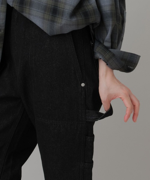 LAKOLE(ラコレ)の「デニムペインターパンツ(WOMEN) / 1068090(デニムパンツ・レディース・インディゴブルー/ブラック・X-SMALL/SMALL/MEDIUM/LARGE)」の12枚目の写真