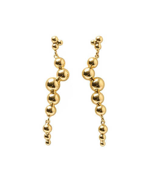 ROSE BUD(ローズバッド)の「BALL EARING(ネックレス・レディース・シルバー/ゴールド・ONE SIZE)」の3枚目の写真