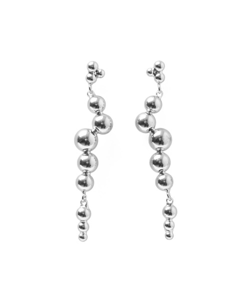 ROSE BUD(ローズバッド)の「BALL EARING(ネックレス・レディース・シルバー/ゴールド・ONE SIZE)」の4枚目の写真