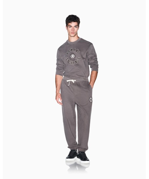 ARMANI EXCHANGE(アルマーニエクスチェンジ)の「【A|X アルマーニ エクスチェンジ】CO AXロゴ スウェットプルオーバー(スウェット・メンズ・グレイッシュベージュ・LARGE/X-LARGE/SMALL/MEDIUM/X-SMALL)」の5枚目の写真