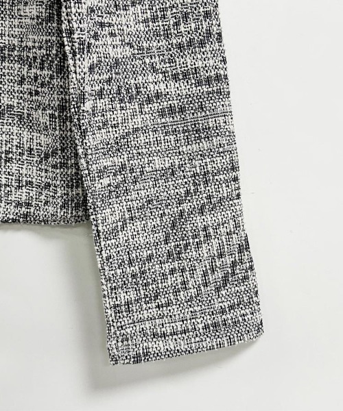 ONEP STAR(ワンピスター)の「配色リブツイード調長袖プルオーバー(Tシャツ/カットソー・レディース・ベージュ×ブラック・MEDIUM/X-LARGE/LARGE)」の11枚目の写真