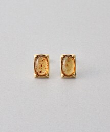 [ジェム] ピアス コハク