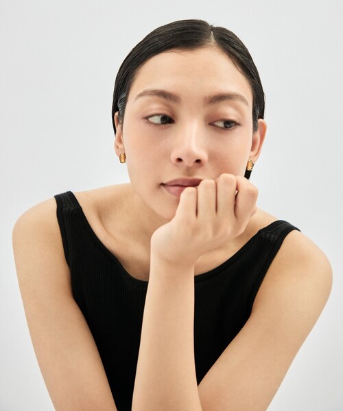 Jouete（ジュエッテ）の「[ジェム] ピアス コハク（ピアス（両耳用）・レディース・イエローゴールド・FREE）」の6枚目の写真