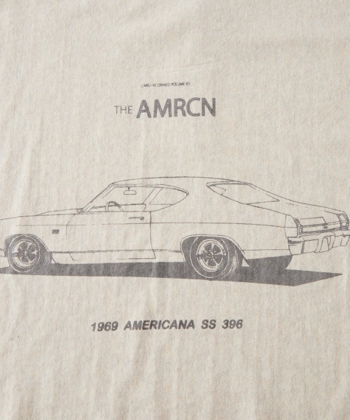 AMERICANA（アメリカーナ）の「[Americana/アメリカーナ] AMRCN バックプリントロンT（Tシャツ/カットソー・レディース・オートミール/ネイビー/マスタード・ONE SIZE）」の13枚目の写真