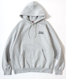 BEN DAVIS/ベンデイビス BD SWEAT HOODIE/オーバーサイズ 裏起毛 ロゴ ワンポイント刺繍 スウェット パーカー フーディー/レディース メンズ