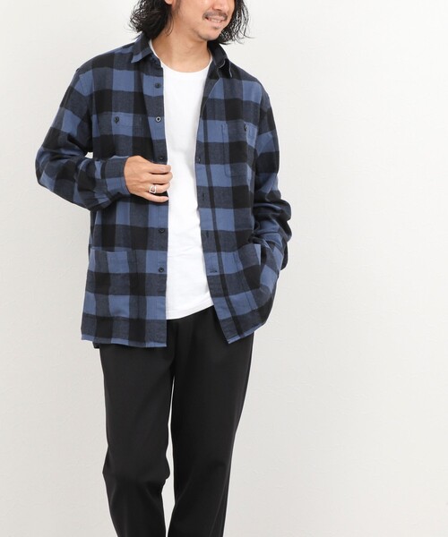 NOLLEY’S（ノーリーズ）の「バッファローチェック カバーオールシャツ 26AW（シャツ/ブラウス・メンズ・ホワイト系その他/ブルー系その他/レッド系その他・S/L/M）」の10枚目の写真
