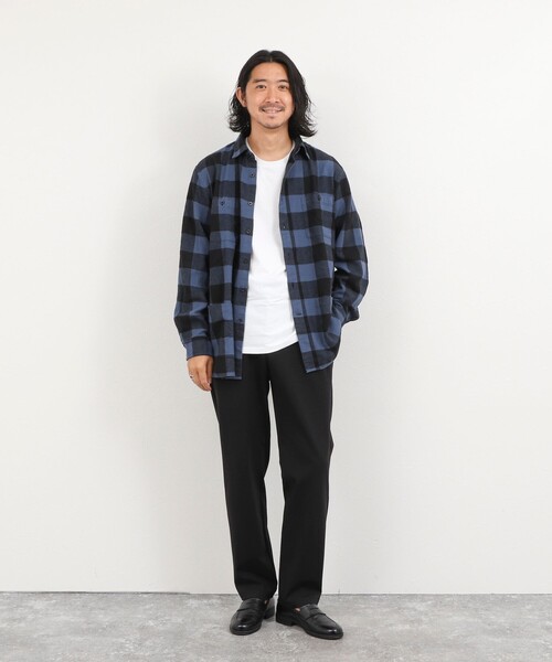 NOLLEY’S（ノーリーズ）の「バッファローチェック カバーオールシャツ 26AW（シャツ/ブラウス・メンズ・ホワイト系その他/ブルー系その他/レッド系その他・S/L/M）」の16枚目の写真