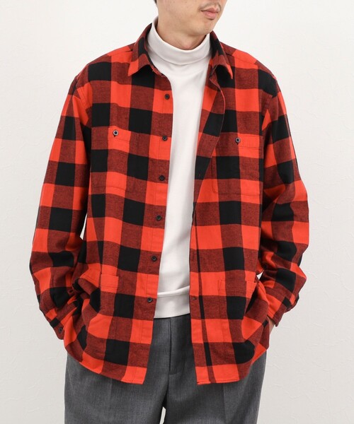 NOLLEY’S（ノーリーズ）の「バッファローチェック カバーオールシャツ 26AW（シャツ/ブラウス・メンズ・ホワイト系その他/ブルー系その他/レッド系その他・S/L/M）」の18枚目の写真