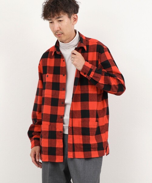 NOLLEY’S（ノーリーズ）の「バッファローチェック カバーオールシャツ 26AW（シャツ/ブラウス・メンズ・ホワイト系その他/ブルー系その他/レッド系その他・S/L/M）」の19枚目の写真