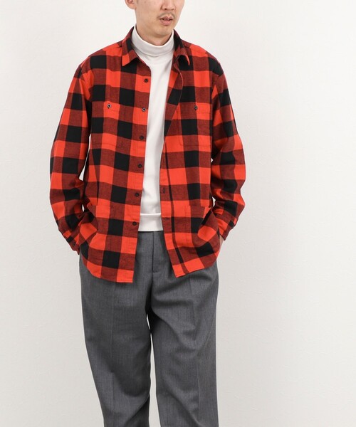 NOLLEY’S（ノーリーズ）の「バッファローチェック カバーオールシャツ 26AW（シャツ/ブラウス・メンズ・ホワイト系その他/ブルー系その他/レッド系その他・S/L/M）」の20枚目の写真