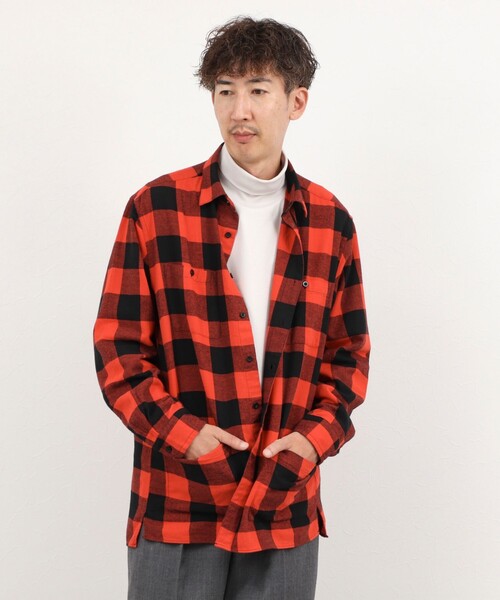 NOLLEY’S（ノーリーズ）の「バッファローチェック カバーオールシャツ 26AW（シャツ/ブラウス・メンズ・ホワイト系その他/ブルー系その他/レッド系その他・S/L/M）」の22枚目の写真