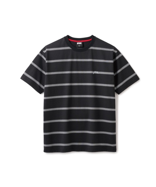 FTC（エフティーシー）の「STRIPE TEE（Tシャツ/カットソー・メンズ・ブラック/グリーン/ネイビー・MEDIUM/LARGE）」の2枚目の写真