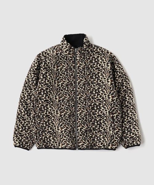 WISM(ウィズム)の「GRAND COLLECTION / グランド コレクション REVERSIBLE FLEECE LEOPARD JACKET(その他アウター・メンズ・ベージュ・LARGE/MEDIUM)」の1枚目の写真