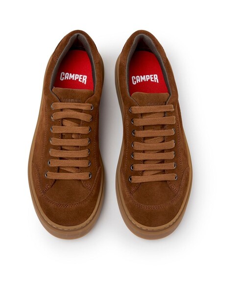 CAMPER（カンペール）の「[カンペール] RUNNER TWENTYFIVE / レザースニーカー（スニーカー・メンズ・ブラウン系その他3・28.0cm/27.5cm/25.0cm/25.5cm/27.0cm/26.0cm）」の4枚目の写真