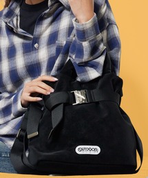 OUTDOOR PRODUCTS/アウトドアプロダクツ 2way Belt Tote ベルトトートバック フェイクレザー ナチュラル アウトドア ピクニック ユニセックス 通勤 通学 2026秋冬