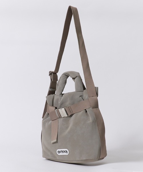 OUTDOOR PRODUCTS(アウトドアプロダクツ)の「OUTDOOR PRODUCTS/アウトドアプロダクツ 2way Belt Tote ベルトトートバック フェイクレザー ナチュラル アウトドア ピクニック ユニセックス 通勤 通学 2026秋冬(トートバッグ・メンズ・ブラック/ベージュ/グレー・FREE)」の17枚目の写真