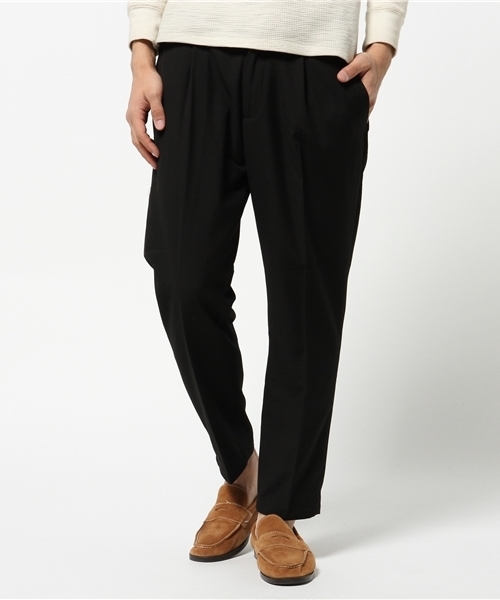 CIAOPANIC（チャオパニック）の「【Ciaopanic】　TRツイルワイドパンツ（その他パンツ・メンズ・ブラック/グレー/チャコールグレー・LARGE/SMALL/MEDIUM）」の2枚目の写真