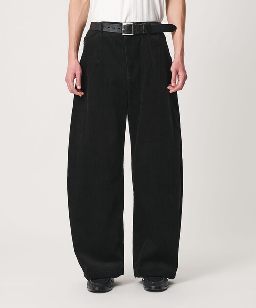 MONKEY TIME(モンキータイム)の「コーデュロイ カーブ バギー パンツ(その他パンツ・メンズ・ブラック/オリーブ・L/M/S/XL)」の2枚目の写真