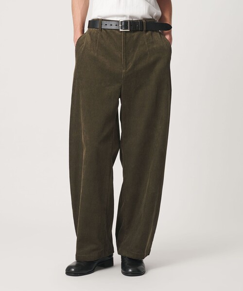 MONKEY TIME(モンキータイム)の「コーデュロイ カーブ バギー パンツ(その他パンツ・メンズ・ブラック/オリーブ・L/M/S/XL)」の3枚目の写真