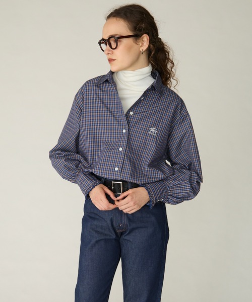 SAINT REPOS(サンルポ)の「【SAINT REPOS サンルポ別注】アソート袖ちびフリルレギュラーシャツ(シャツ/ブラウス・レディース・ブラウン/ワイン/ネイビー/ブルー/ブラウン系/ベージュ/ブラック・FREE)」の17枚目の写真