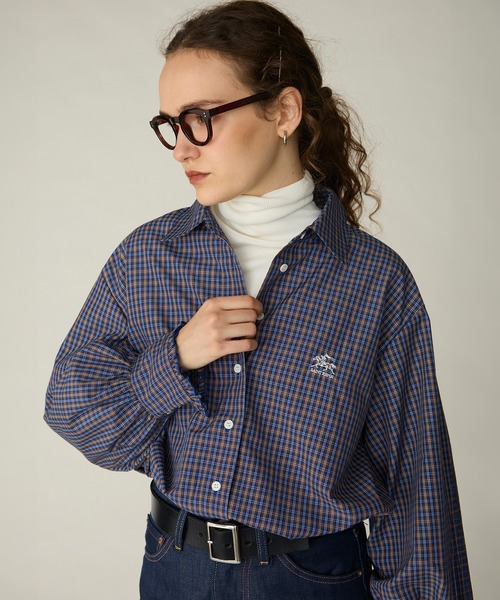 SAINT REPOS(サンルポ)の「【SAINT REPOS サンルポ別注】アソート袖ちびフリルレギュラーシャツ(シャツ/ブラウス・レディース・ブラウン/ワイン/ネイビー/ブルー/ブラウン系/ベージュ/ブラック・FREE)」の19枚目の写真