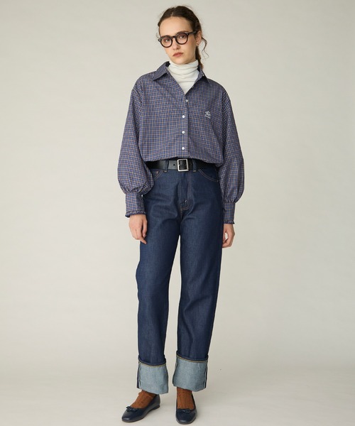 SAINT REPOS(サンルポ)の「【SAINT REPOS サンルポ別注】アソート袖ちびフリルレギュラーシャツ(シャツ/ブラウス・レディース・ブラウン/ワイン/ネイビー/ブルー/ブラウン系/ベージュ/ブラック・FREE)」の21枚目の写真