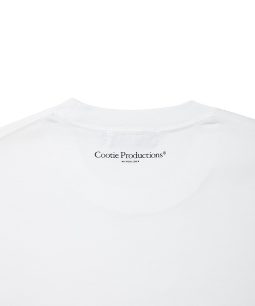 COOTIE PRODUCTIONS(クーティープロダクションズ)の「Spanish Pima Boxy S/S Tee(Tシャツ/カットソー・メンズ・ホワイト/ブラック・MEDIUM/SMALL/LARGE/X-LARGE)」の6枚目の写真