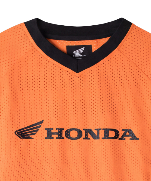 PHYPS MOTORCYCLE(フィップスモーターサイクル)の「Checkerboard Moto Jersey Orange(Tシャツ/カットソー・メンズ・その他・SMALL/MEDIUM/LARGE/X-LARGE)」の3枚目の写真