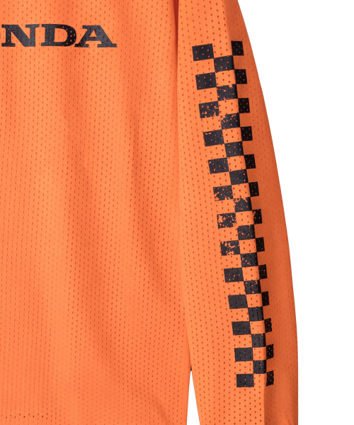 PHYPS MOTORCYCLE(フィップスモーターサイクル)の「Checkerboard Moto Jersey Orange(Tシャツ/カットソー・メンズ・その他・SMALL/MEDIUM/LARGE/X-LARGE)」の4枚目の写真