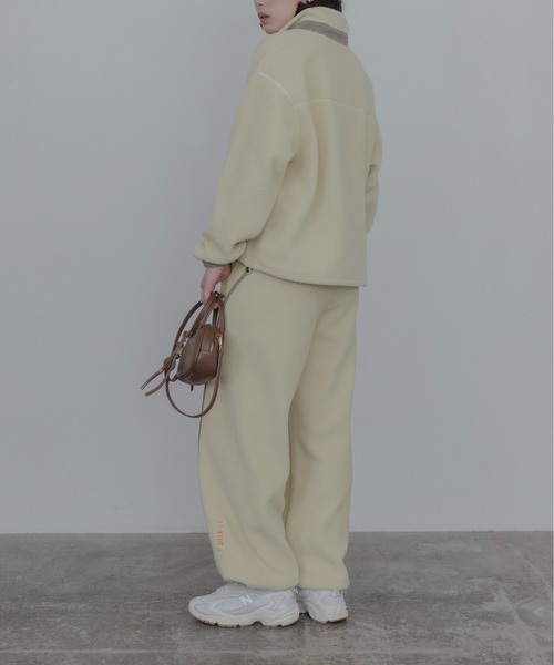 Eimee Law（エイミーロウ）の「ランダム刺繍フリース アーチパンツ（その他パンツ・レディース・ダークグレー/ライトイエロー/ライトベージュ・FREE）」の10枚目の写真