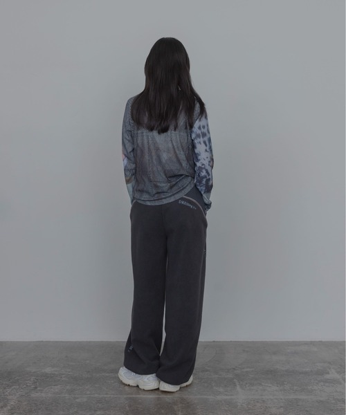 Eimee Law（エイミーロウ）の「ランダム刺繍フリース アーチパンツ（その他パンツ・レディース・ダークグレー/ライトイエロー/ライトベージュ・FREE）」の21枚目の写真