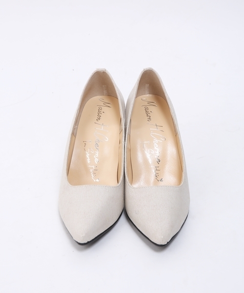 Chico（チコ）の「ｽｸｴｱｶｯﾄﾊﾟﾝﾌﾟｽ（パンプス・レディース・シルバー/ホワイト・LARGE/MEDIUM/SMALL）」の3枚目の写真