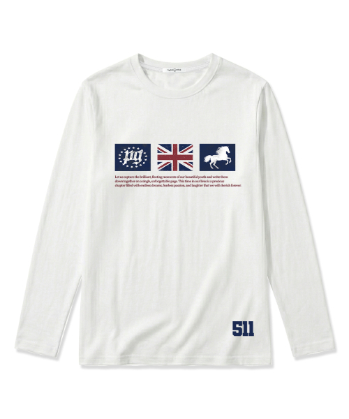 PAGESIISII(ページシシ)の「PGSTAR プリント スタンダードフィット ロングスリーブ ブラック(Tシャツ/カットソー・レディース・その他・MEDIUM)」の2枚目の写真