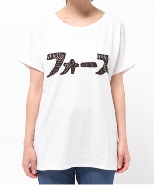 USAFA EMBROIDERY T-SHIRT ／ USAFA エンブロイダリー 長袖Tシャツ ／ TOKYO 23 EMBROIDERY T-shirt WHITE（トウキョウ23 エンブロイ