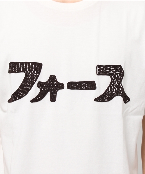 ALDIES(アールディーズ)の「Force Embroidery T フォース エンブロイダリー Tシャツ(Tシャツ/カットソー・メンズ・パープル/ホワイト/ブラック/グレー・LARGE/MEDIUM/SMALL/X-LARGE)」の5枚目の写真