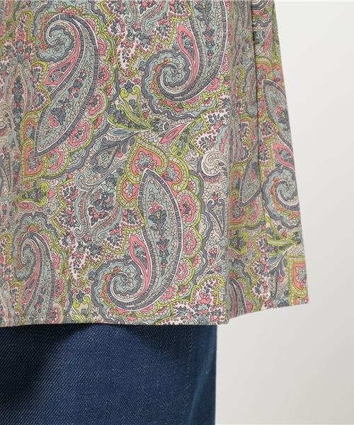 NATURAL BEAUTY BASIC（ナチュラルビューティーベーシック）の「【AneCan 6月号掲載】《LIBERTY》テッサブラウス（シャツ/ブラウス・レディース・レッド/ライトグリーン・SMALL/MEDIUM）」の9枚目の写真