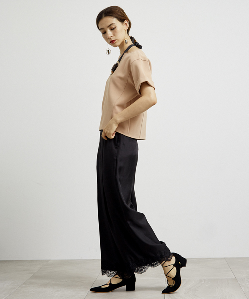 UNITED TOKYO（ユナイテッドトウキョウ）の「ハイパワーカットオフTEE（Tシャツ/カットソー・レディース・ブラック/ホワイト/ピンク・FREE）」の9枚目の写真