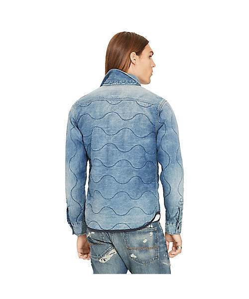 Denim & Supply Ralph Lauren(デニムアンドサプライラルフローレン)の「キルテッド デニム シャツ ジャケット(デニムジャケット・メンズ・ブルー系9・X-SMALL/X-LARGE/MEDIUM/LARGE/SMALL)」の11枚目の写真