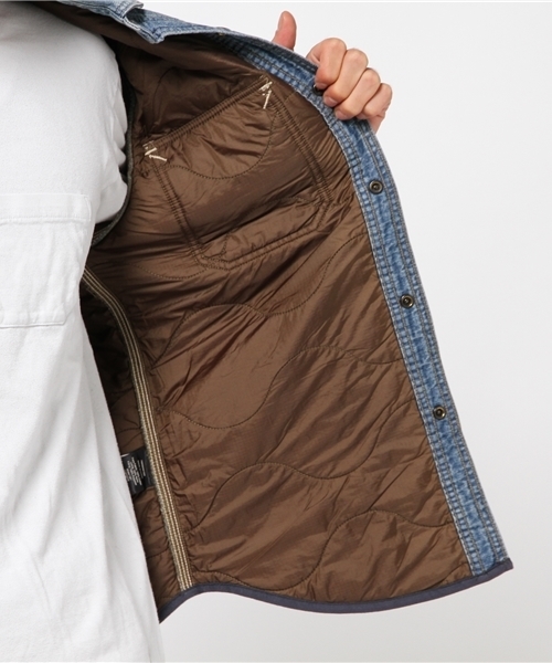 Denim & Supply Ralph Lauren(デニムアンドサプライラルフローレン)の「キルテッド デニム シャツ ジャケット(デニムジャケット・メンズ・ブルー系9・X-SMALL/X-LARGE/MEDIUM/LARGE/SMALL)」の6枚目の写真