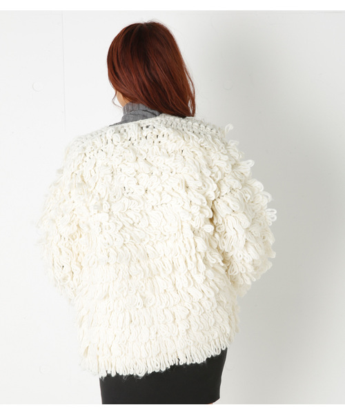 SLY（スライ）の「VOLUME LOOP LG COAT（その他アウター・レディース・マルチ/オフホワイト/ブラック・FREE）」の19枚目の写真